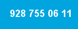 928 755 06 11 928 755 06 11
